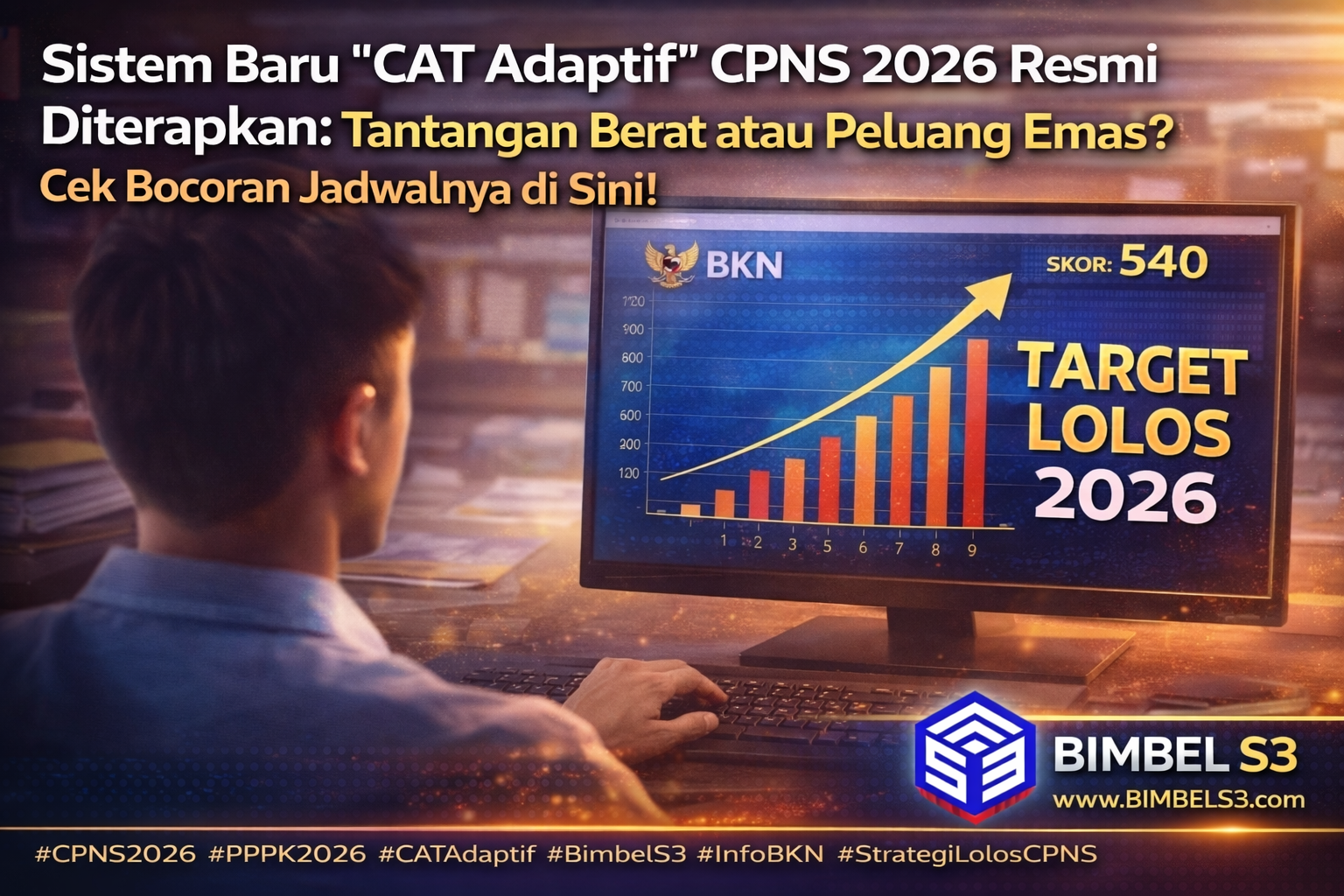 Sistem Baru "CAT Adaptif" CPNS 2026 Resmi Diterapkan: Tantangan Berat atau Peluang Emas? Cek Bocoran Jadwalnya di Sini!